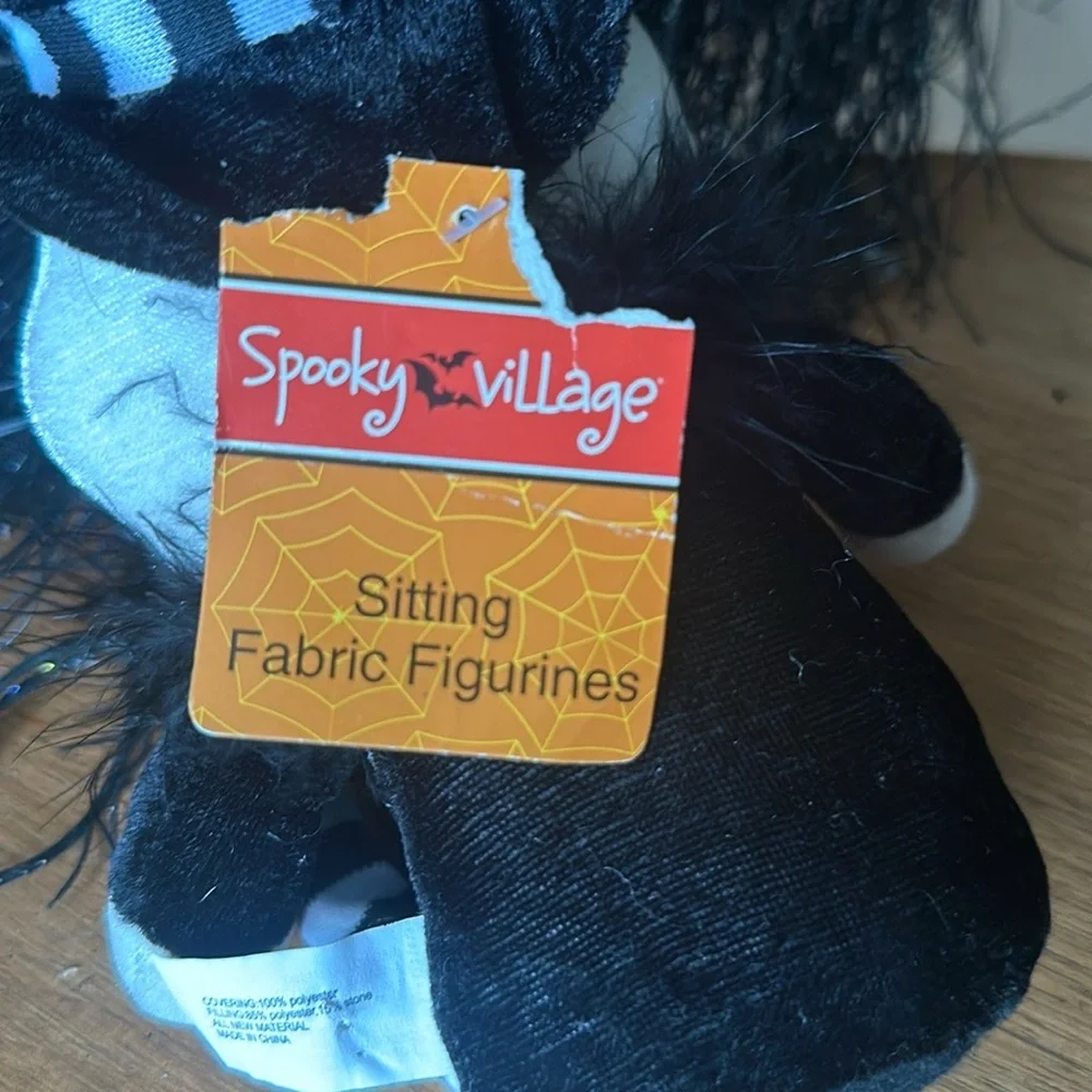 Target Halloween spooky village sitting fabric figurine